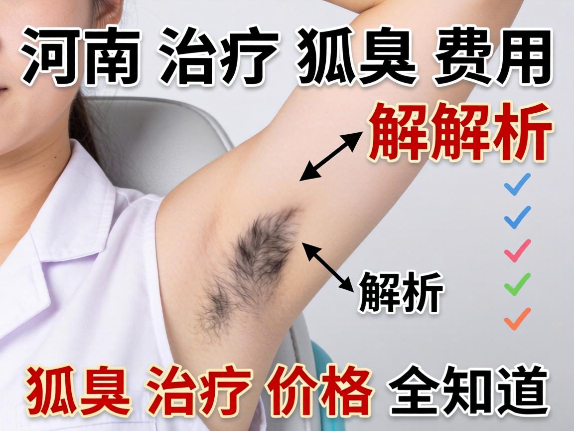 河南治疗狐臭费用解析，狐臭治疗价格全知道