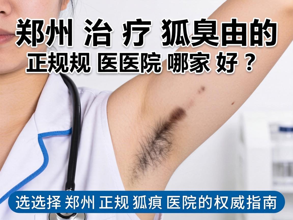 郑州治疗狐臭的正规医院哪家好？选择郑州正规狐臭医院的权威指南