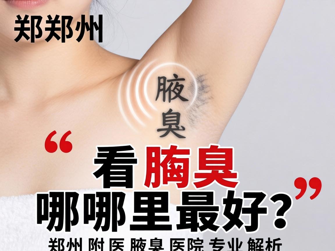 郑州看腋臭哪里最好？郑州附医腋臭医院专业解析