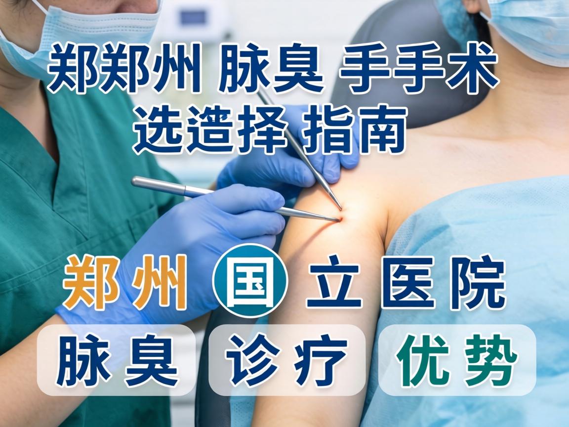 郑州腋臭手术选择指南，解析郑州国立医院腋臭诊疗优势