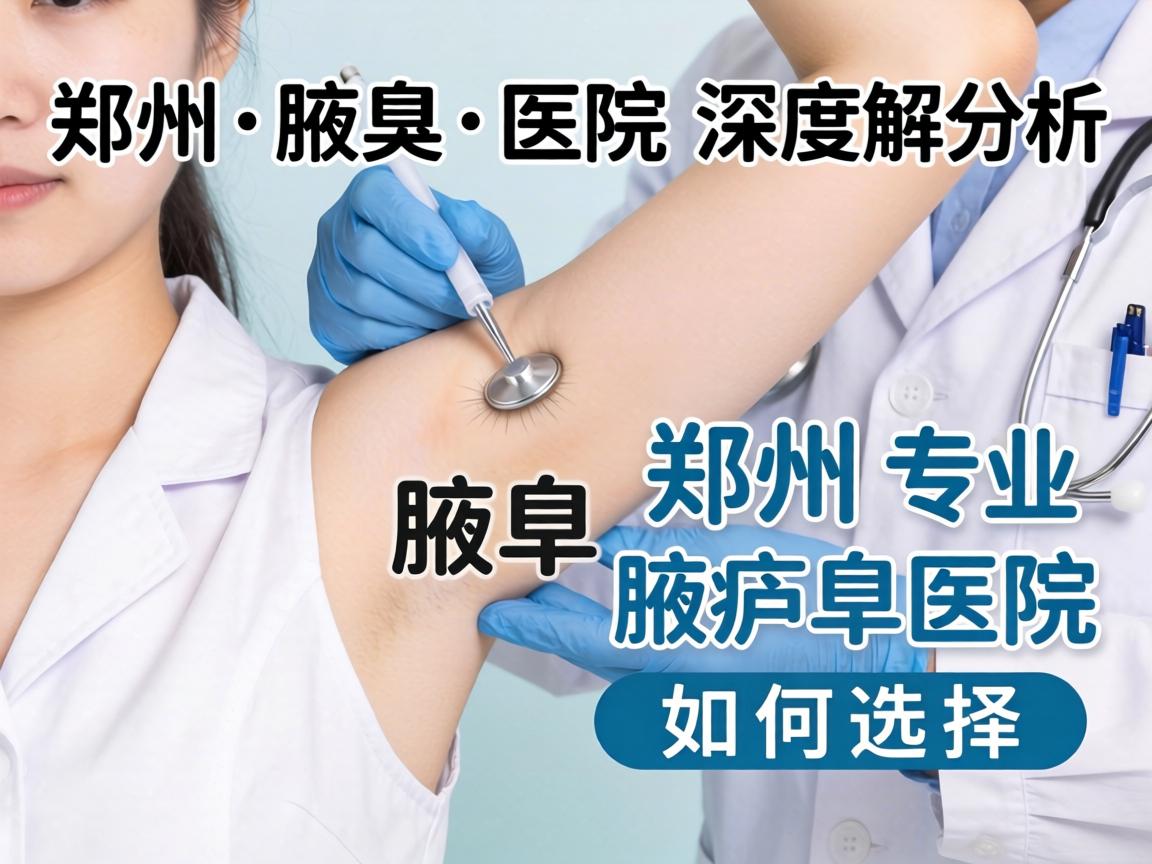 郑州腋臭医院深度解析，郑州专业腋臭医院如何选择