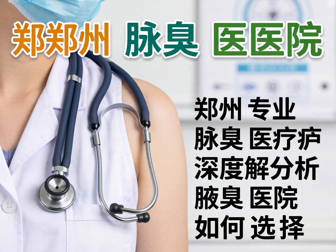 郑州腋臭医院深度解析，郑州专业腋臭医院如何选择