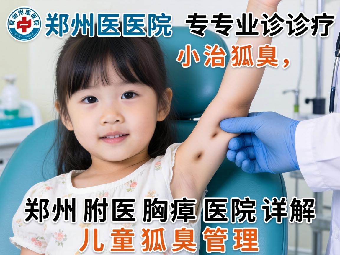 郑州医院专业诊疗小孩子治狐臭，郑州附医腋臭医院详解儿童狐臭管理