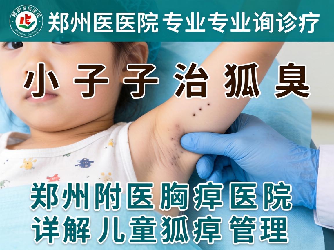 郑州医院专业诊疗小孩子治狐臭，郑州附医腋臭医院详解儿童狐臭管理