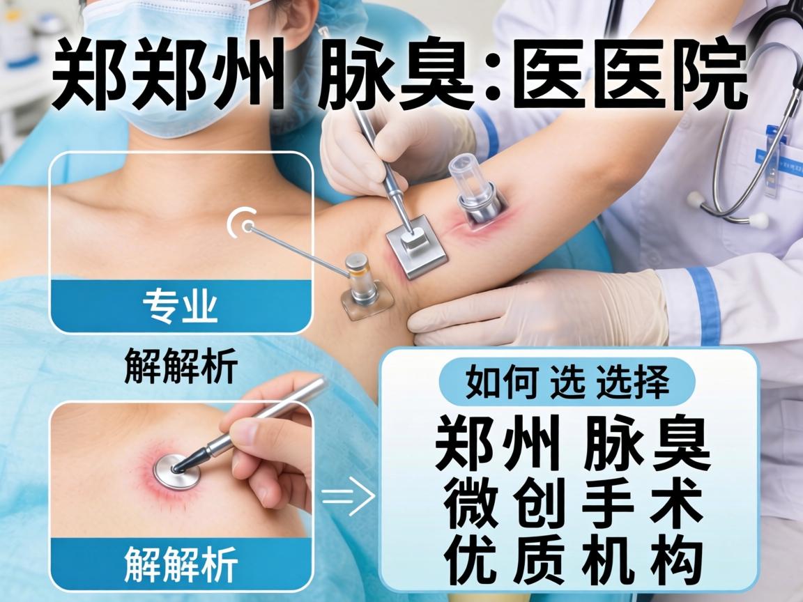 郑州腋臭医院专业解析，如何选择郑州腋臭微创手术优质机构