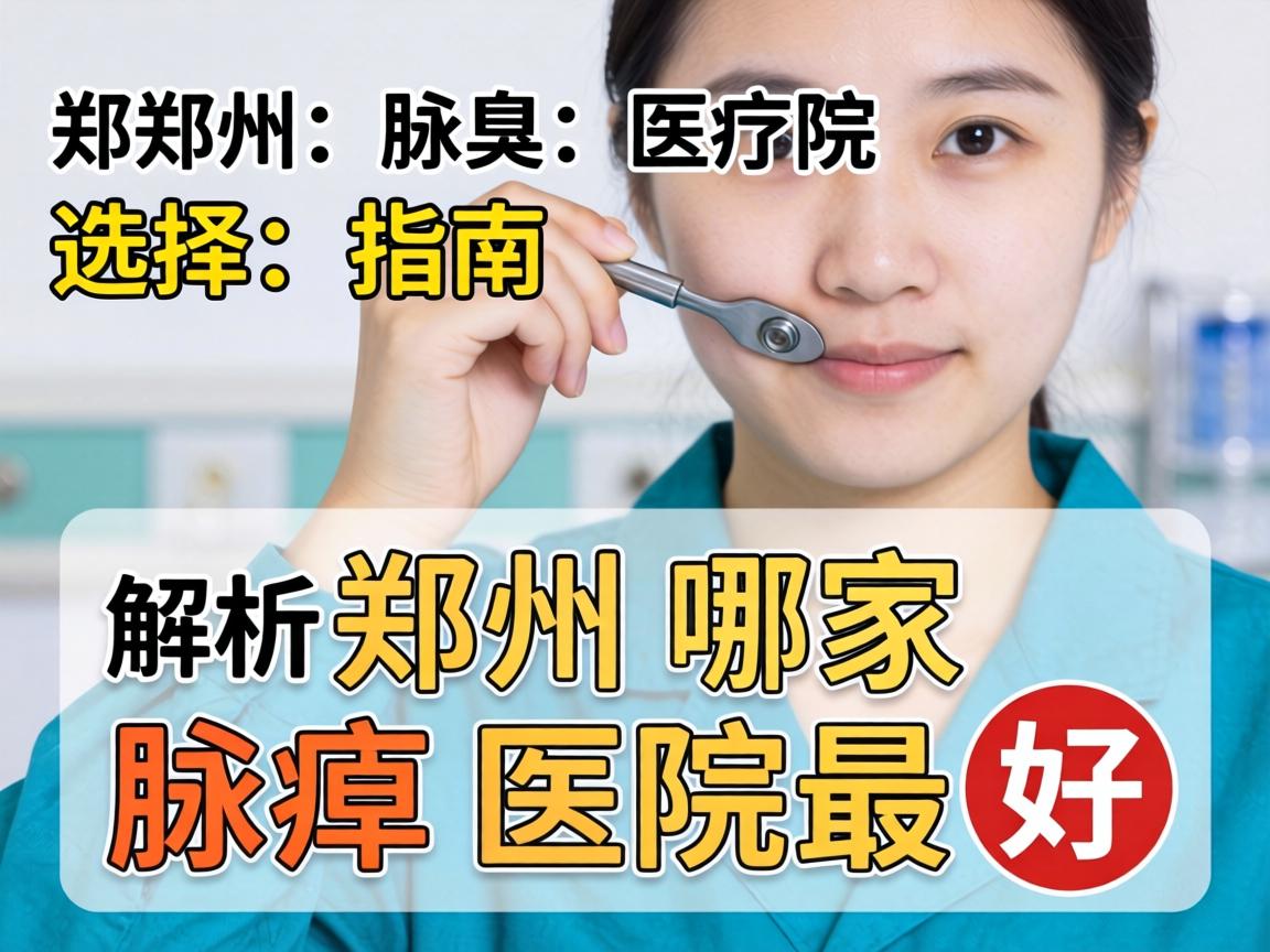 郑州腋臭医院选择指南，解析郑州哪家腋臭医院最好