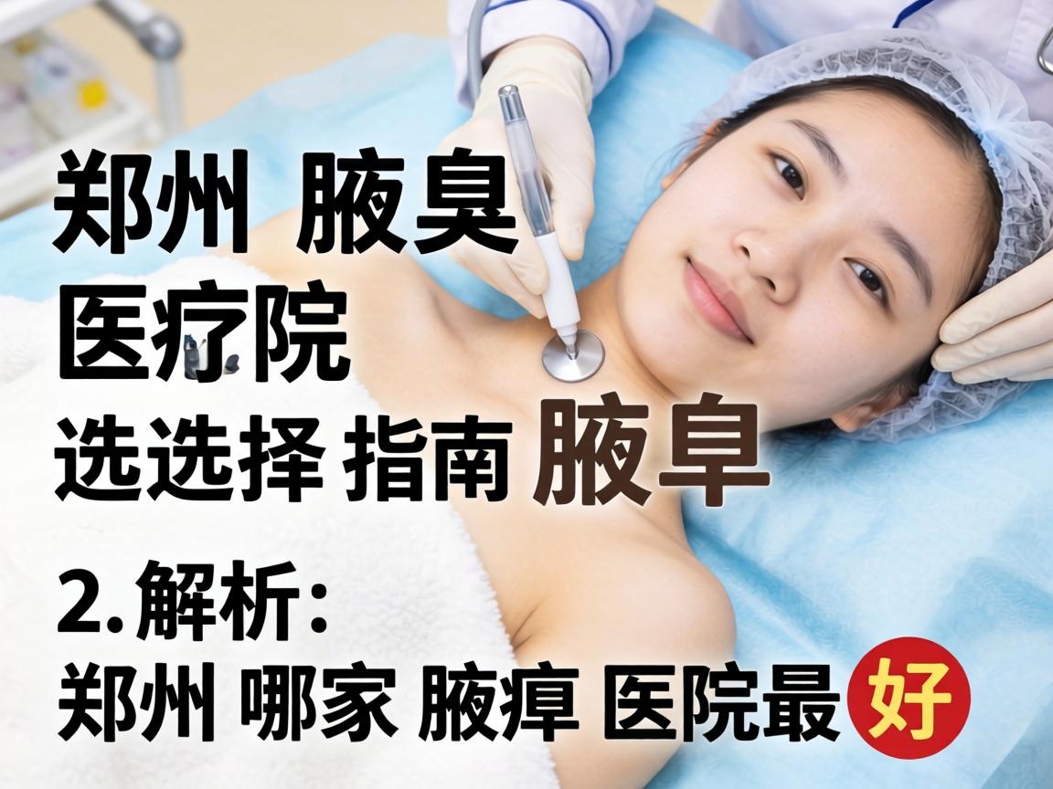 郑州腋臭医院选择指南，解析郑州哪家腋臭医院最好