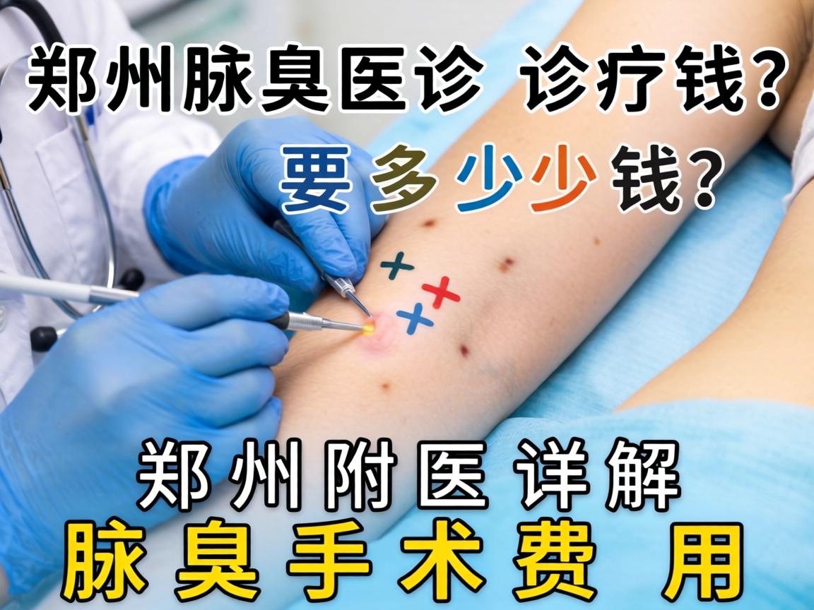 郑州腋臭诊疗要多少钱？郑州附医详解腋臭手术费用