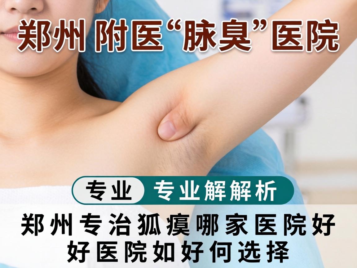 郑州附医腋臭医院专业解析，郑州专治狐臭哪家医院好，好医院如何选择