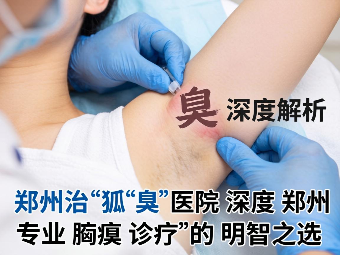 郑州治狐臭医院深度解析，郑州专业腋臭诊疗的明智之选