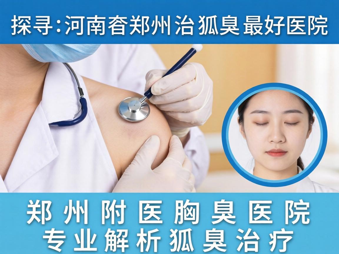 探寻河南郑州治狐臭最好医院，郑州附医腋臭医院专业解析狐臭治疗