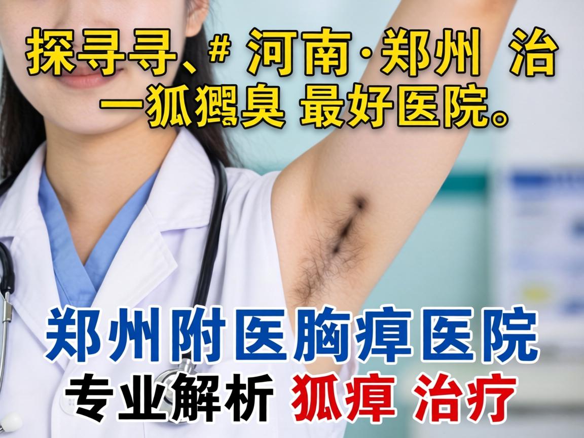 探寻河南郑州治狐臭最好医院，郑州附医腋臭医院专业解析狐臭治疗