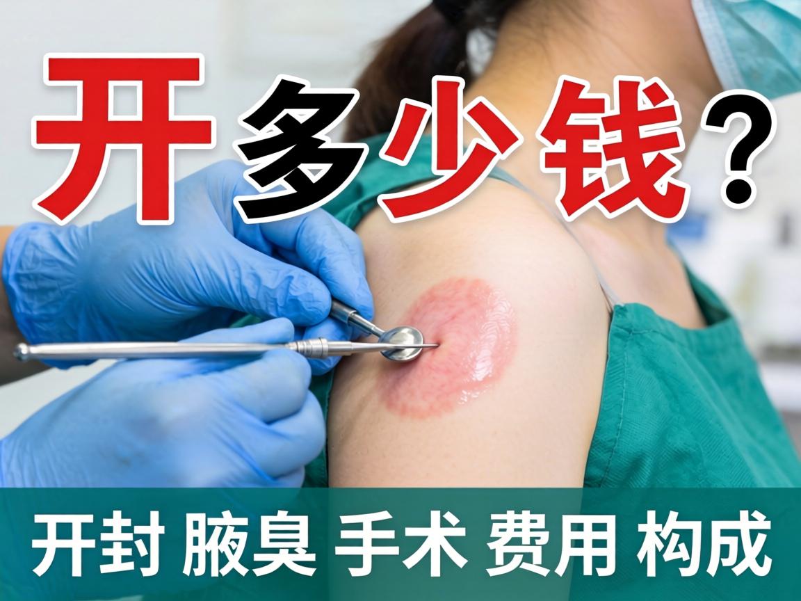 开封腋臭手术多少钱？详解开封腋臭手术费用构成