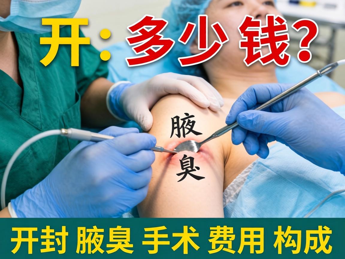 开封腋臭手术多少钱？详解开封腋臭手术费用构成