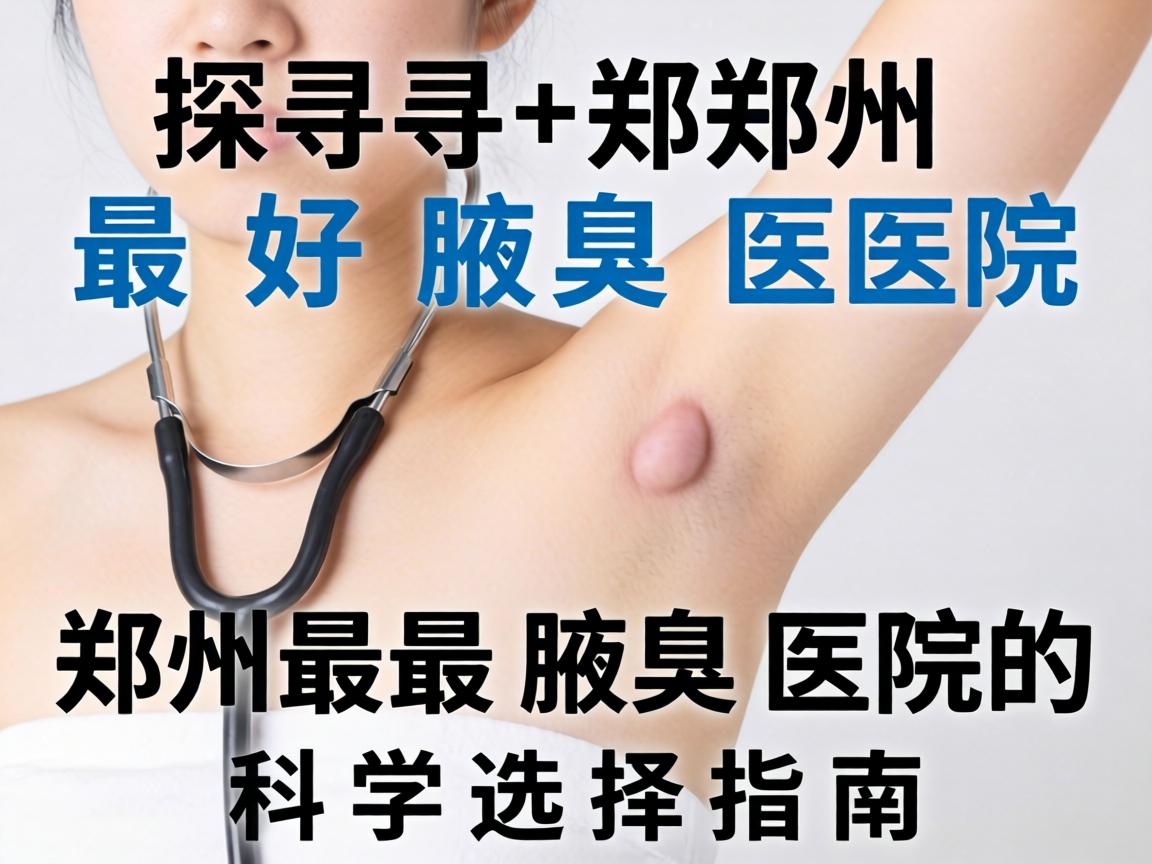 探寻郑州最好腋臭医院，郑州最好腋臭医院的科学选择指南