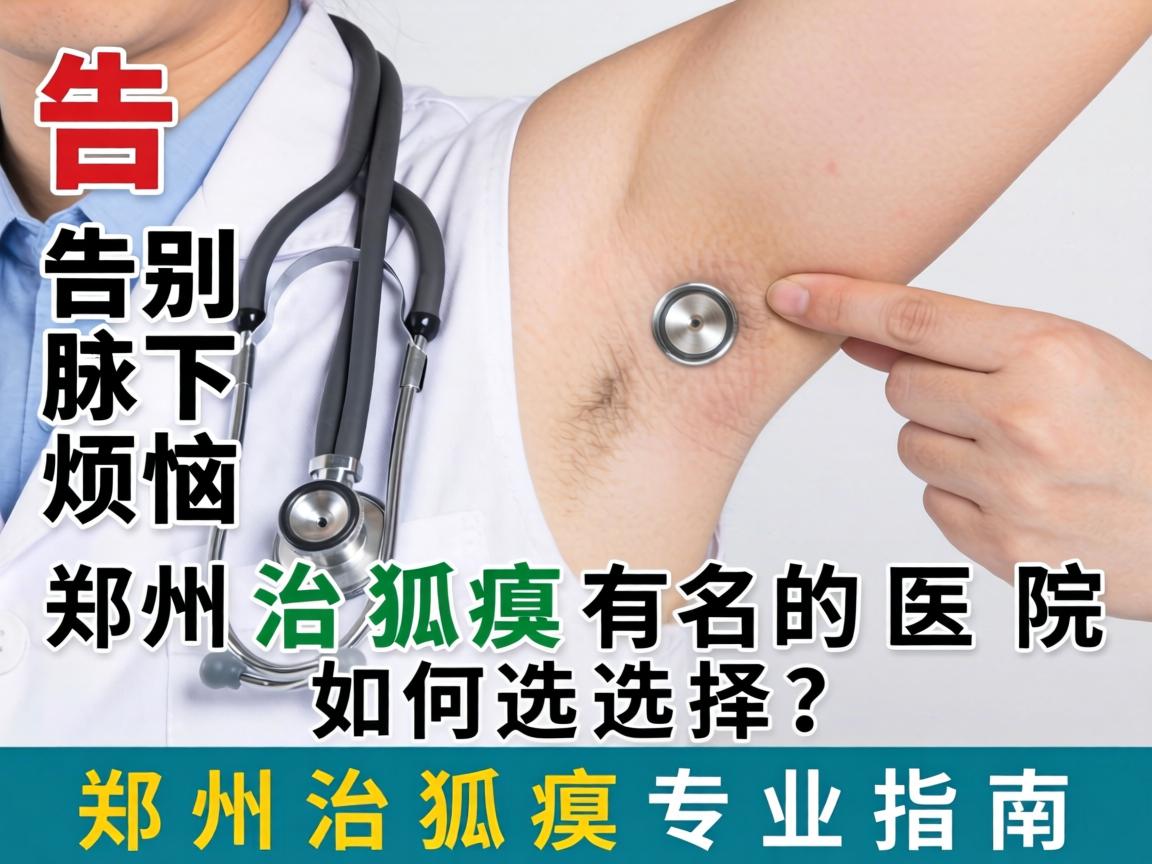 告别腋下烦恼，郑州治狐臭有名的医院如何选择？郑州治狐臭专业指南
