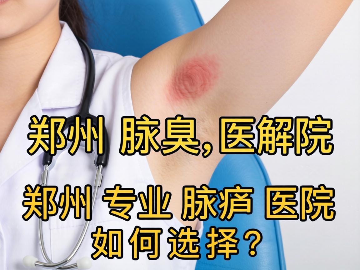 郑州腋臭医院解析，郑州专业腋臭医院如何选择
