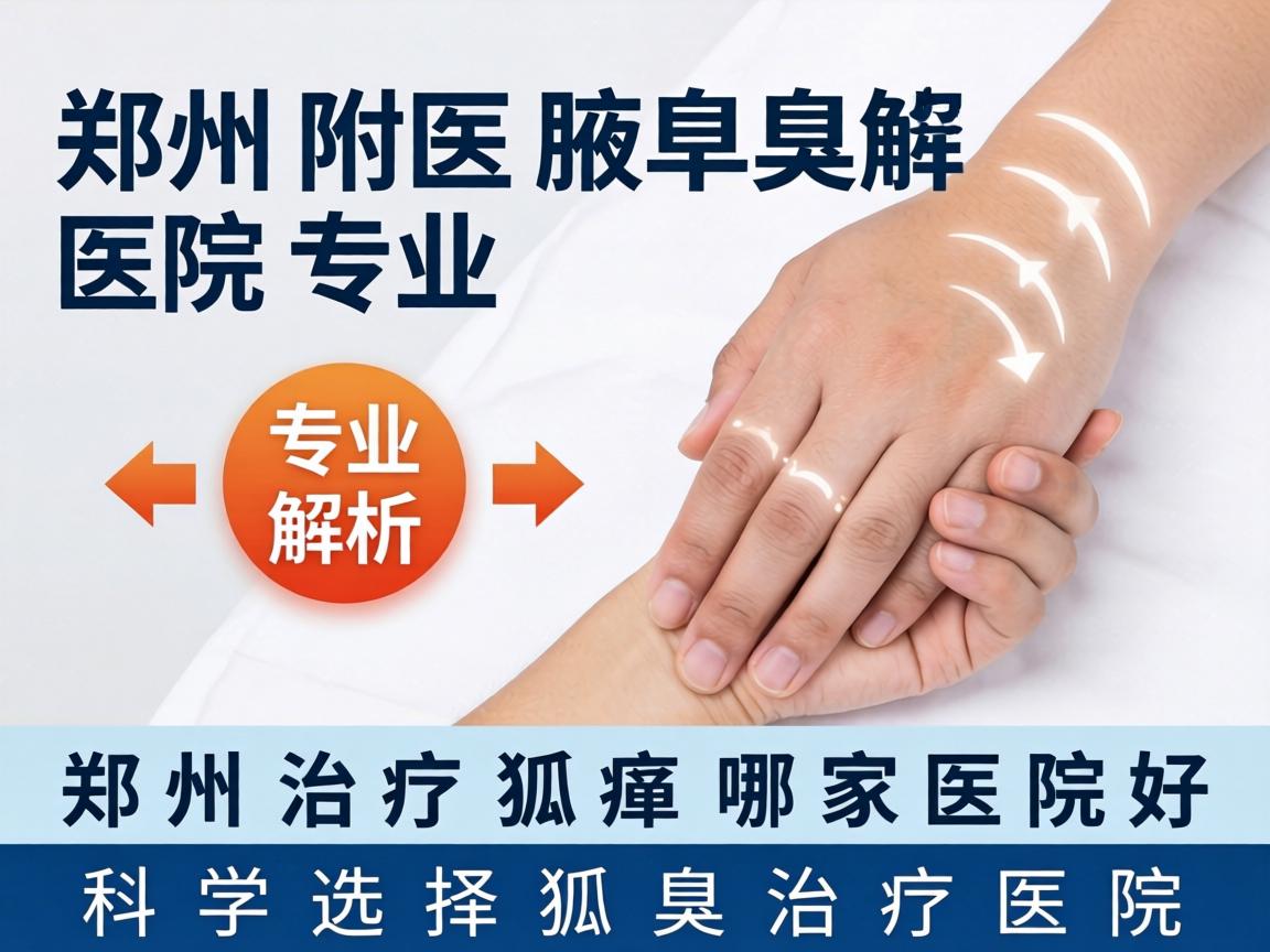 郑州附医腋臭医院专业解析，郑州治疗狐臭哪家医院好，科学选择狐臭治疗医院