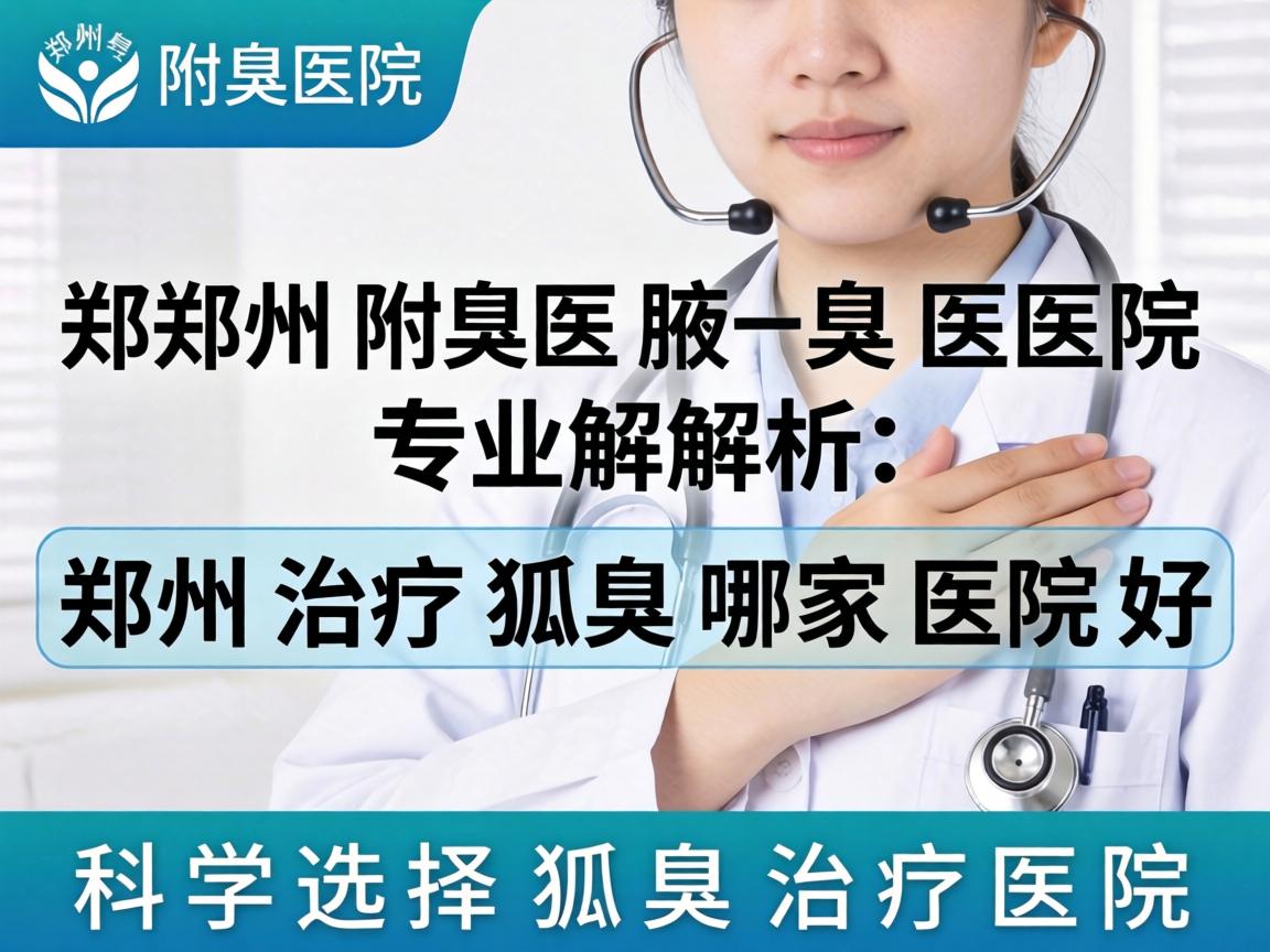 郑州附医腋臭医院专业解析，郑州治疗狐臭哪家医院好，科学选择狐臭治疗医院
