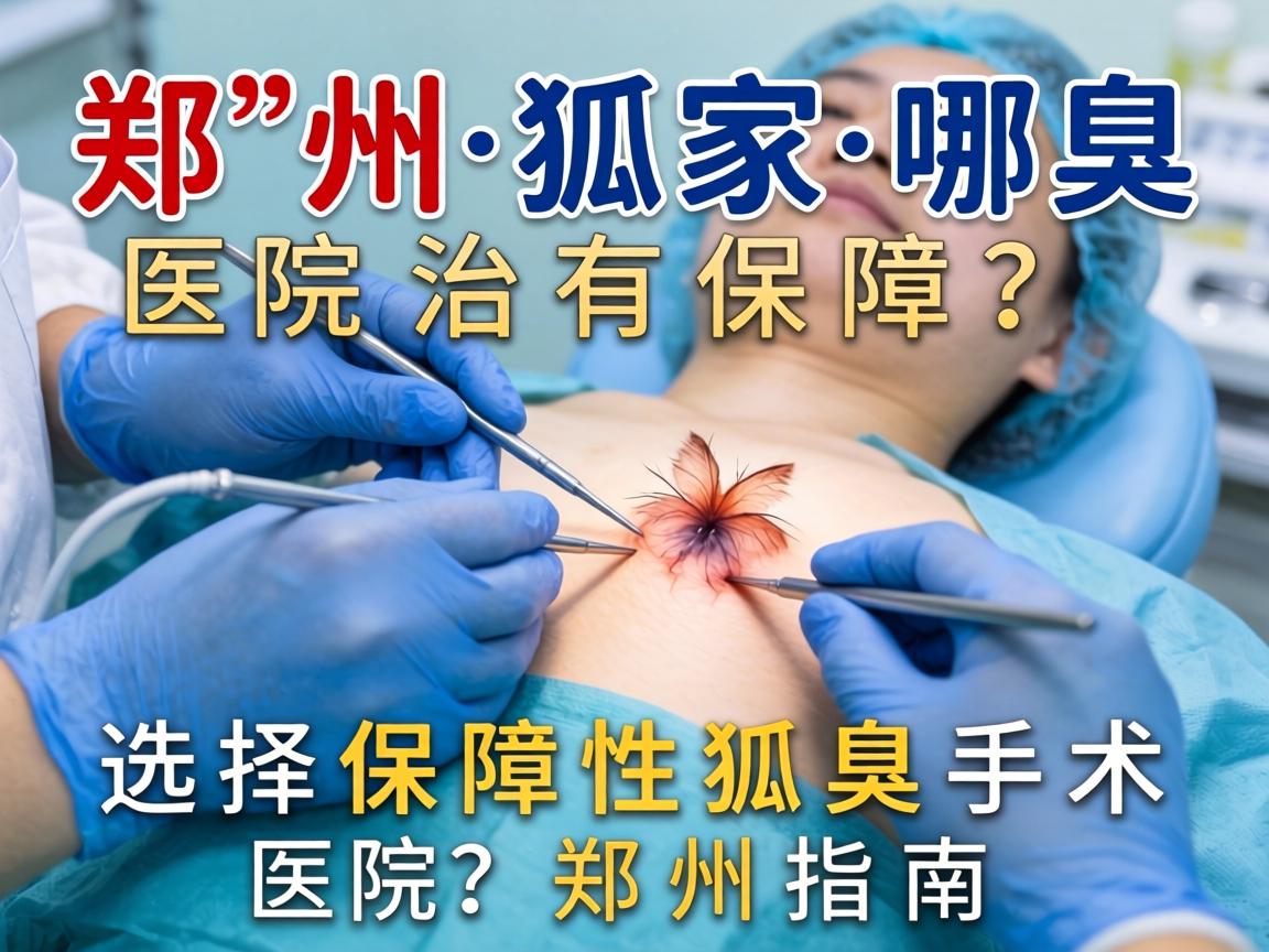 郑州狐臭手术哪家医院治有保障？选择保障性狐臭手术医院的郑州指南