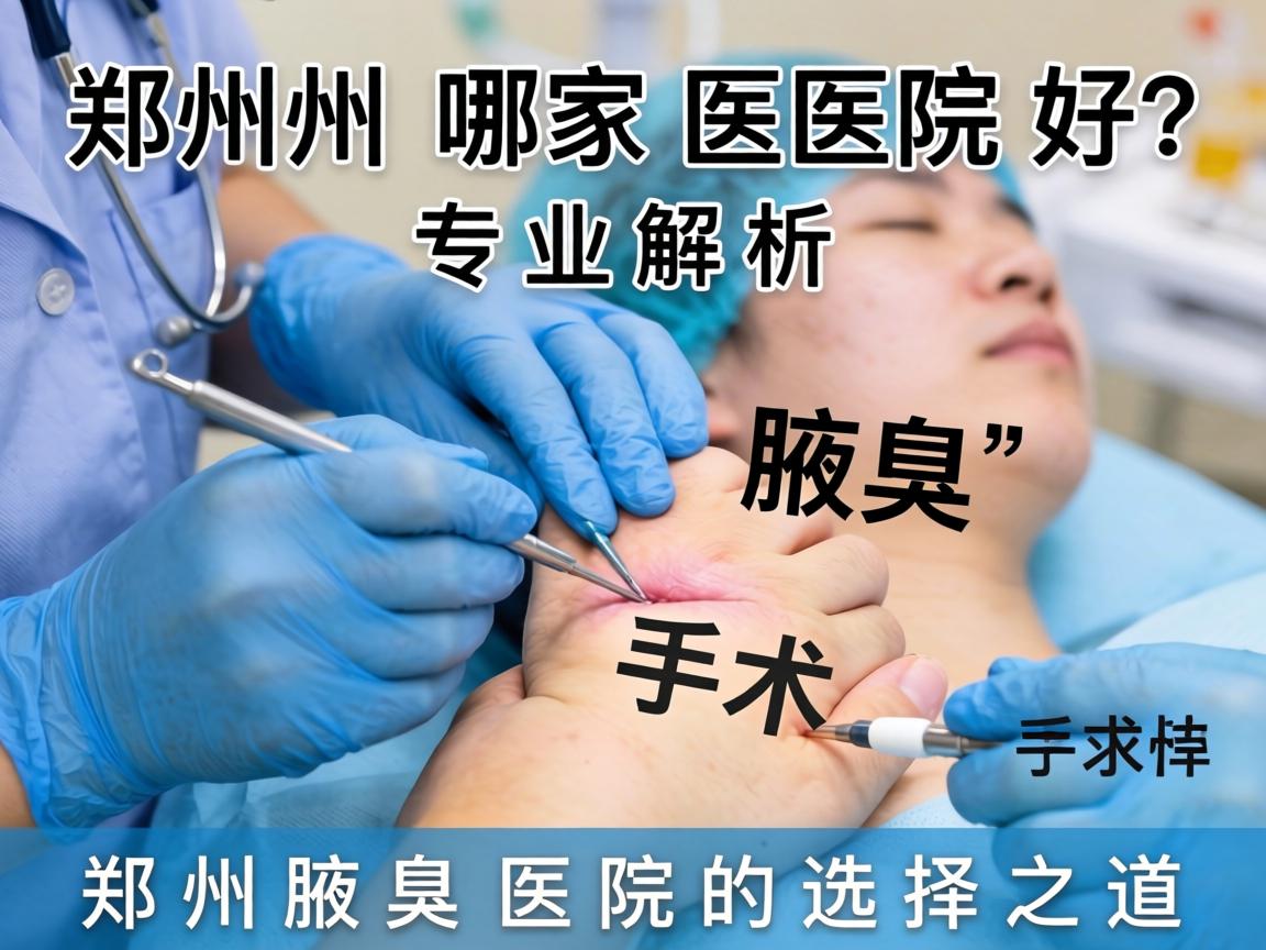 郑州腋臭手术哪家医院好？专业解析郑州腋臭医院的选择之道