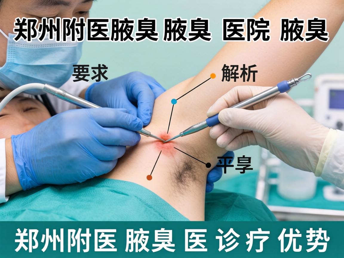 郑州腋臭手术医院解析，郑州附医腋臭医院的诊疗优势
