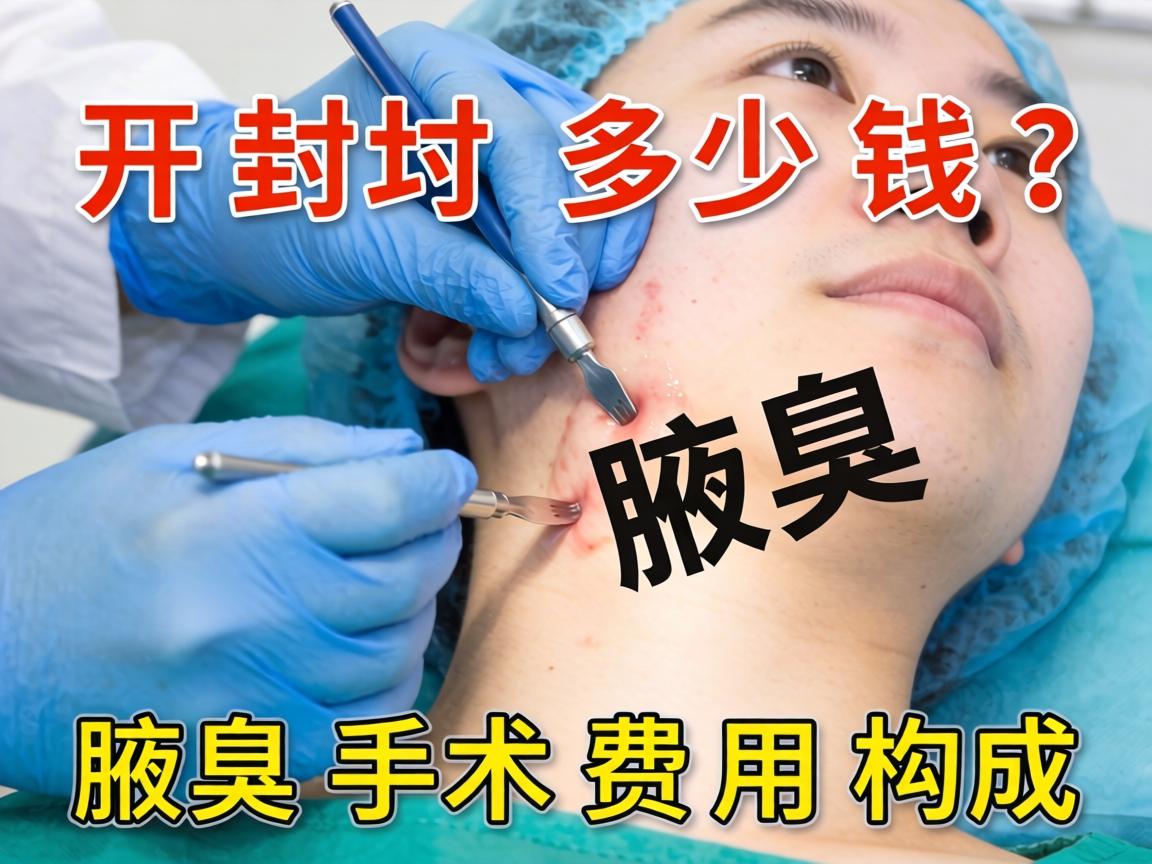 开封腋臭手术多少钱？详解腋臭手术费用构成