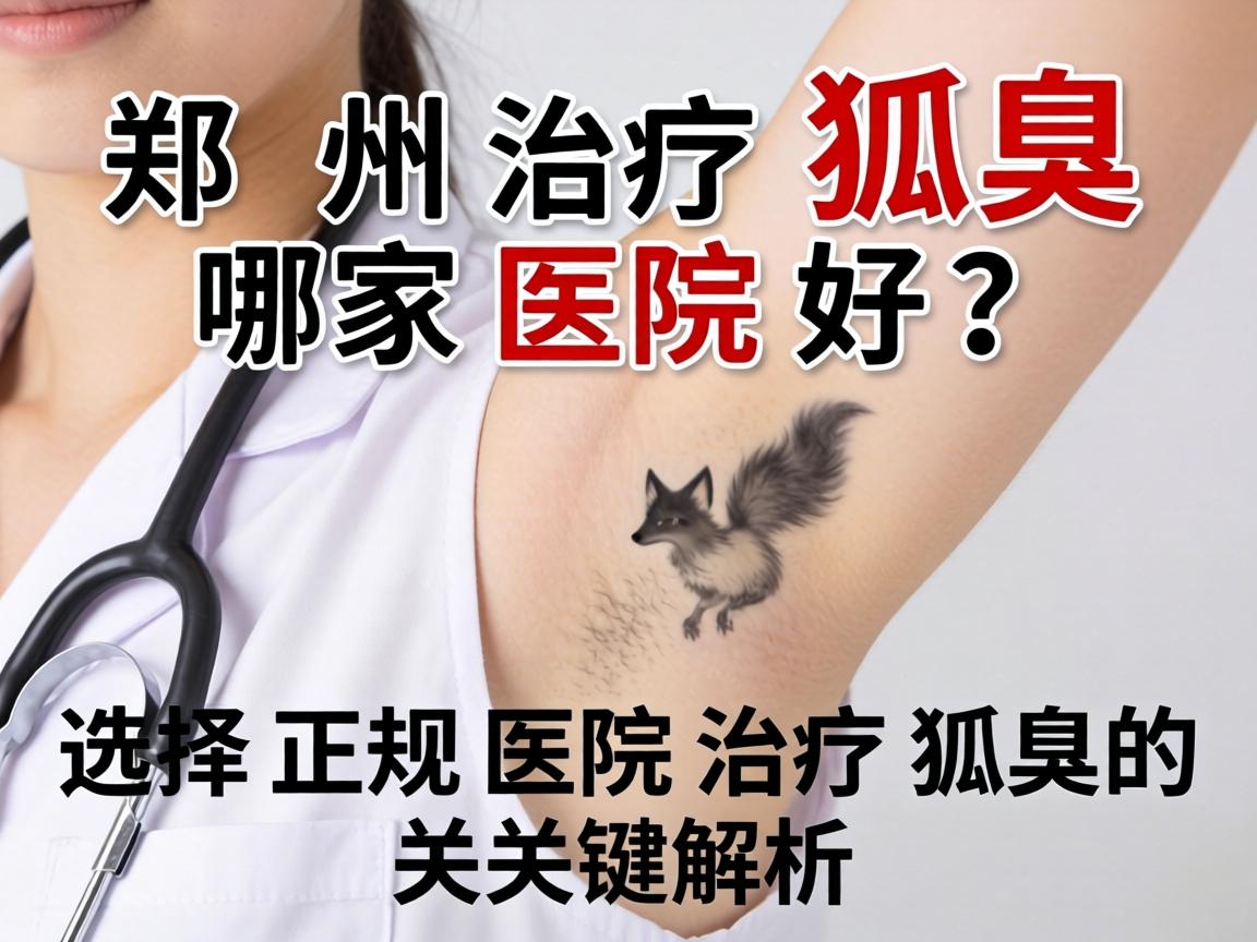 郑州治疗狐臭哪家医院好？选择正规医院治疗狐臭的关键解析