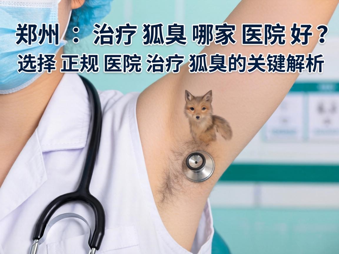 郑州治疗狐臭哪家医院好？选择正规医院治疗狐臭的关键解析