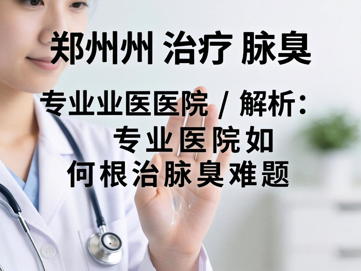 郑州治疗腋臭专业医院解析，专业医院如何根治腋臭难题