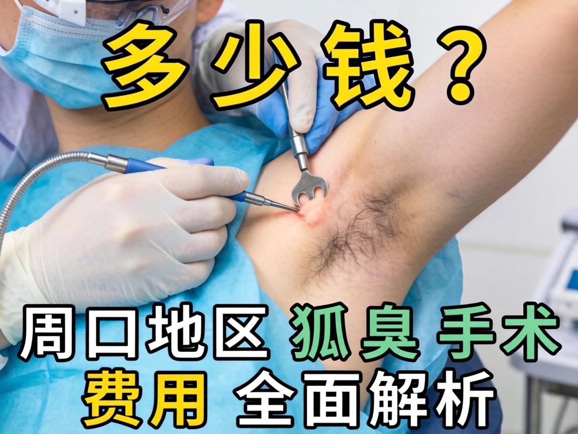 狐臭手术多少钱？周口地区狐臭手术费用全面解析