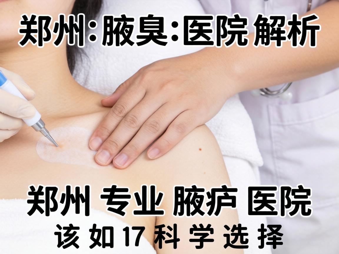 郑州腋臭医院解析，郑州专业腋臭医院该如何科学选择