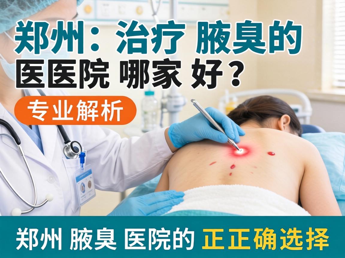 郑州治疗腋臭的医院哪家好？专业解析郑州腋臭医院的正确选择