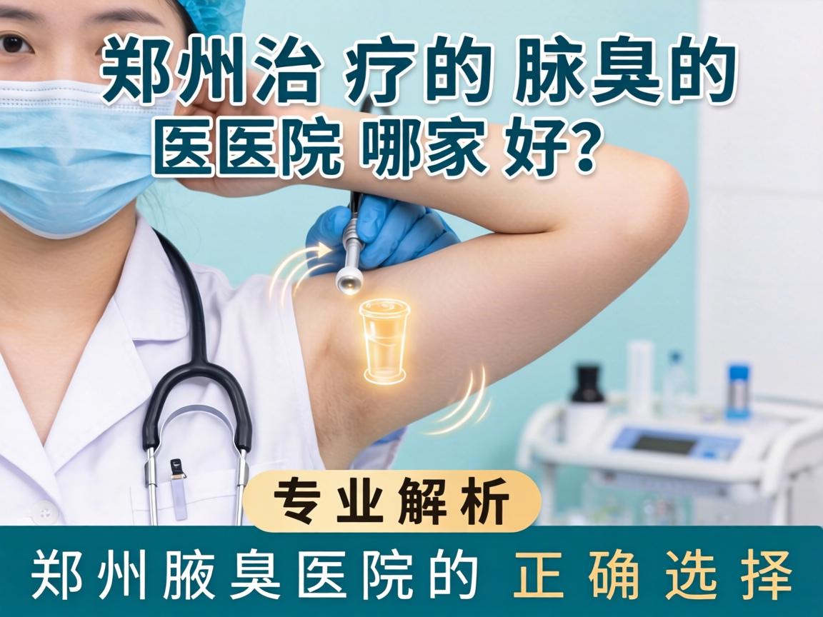 郑州治疗腋臭的医院哪家好？专业解析郑州腋臭医院的正确选择