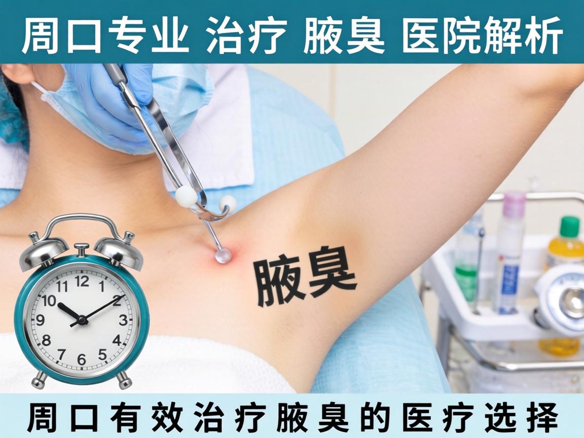 周口专业治疗腋臭医院解析，周口有效治疗腋臭的医疗选择