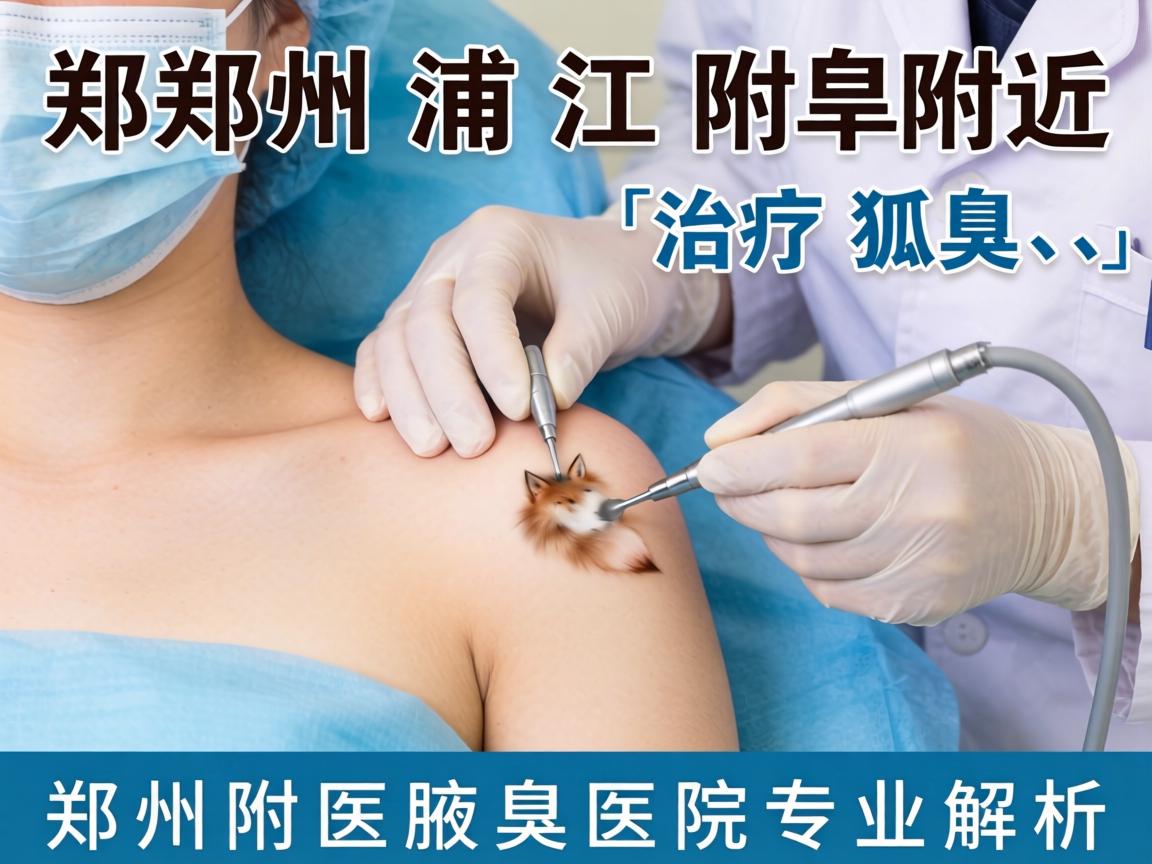 在郑州浦江附近治疗狐臭，郑州附医腋臭医院专业解析