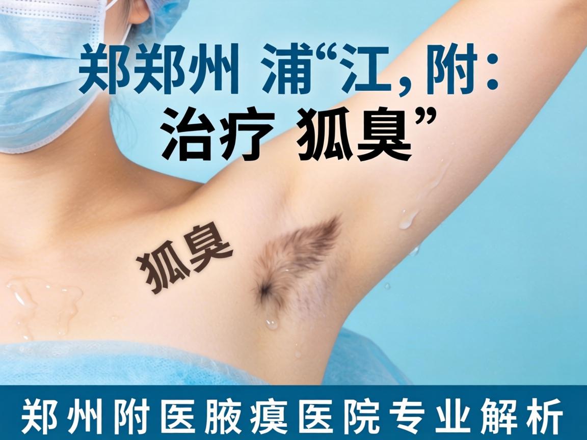在郑州浦江附近治疗狐臭，郑州附医腋臭医院专业解析