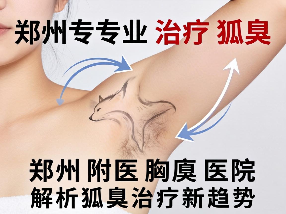 郑州专业治疗狐臭，郑州附医腋臭医院解析狐臭治疗新趋势