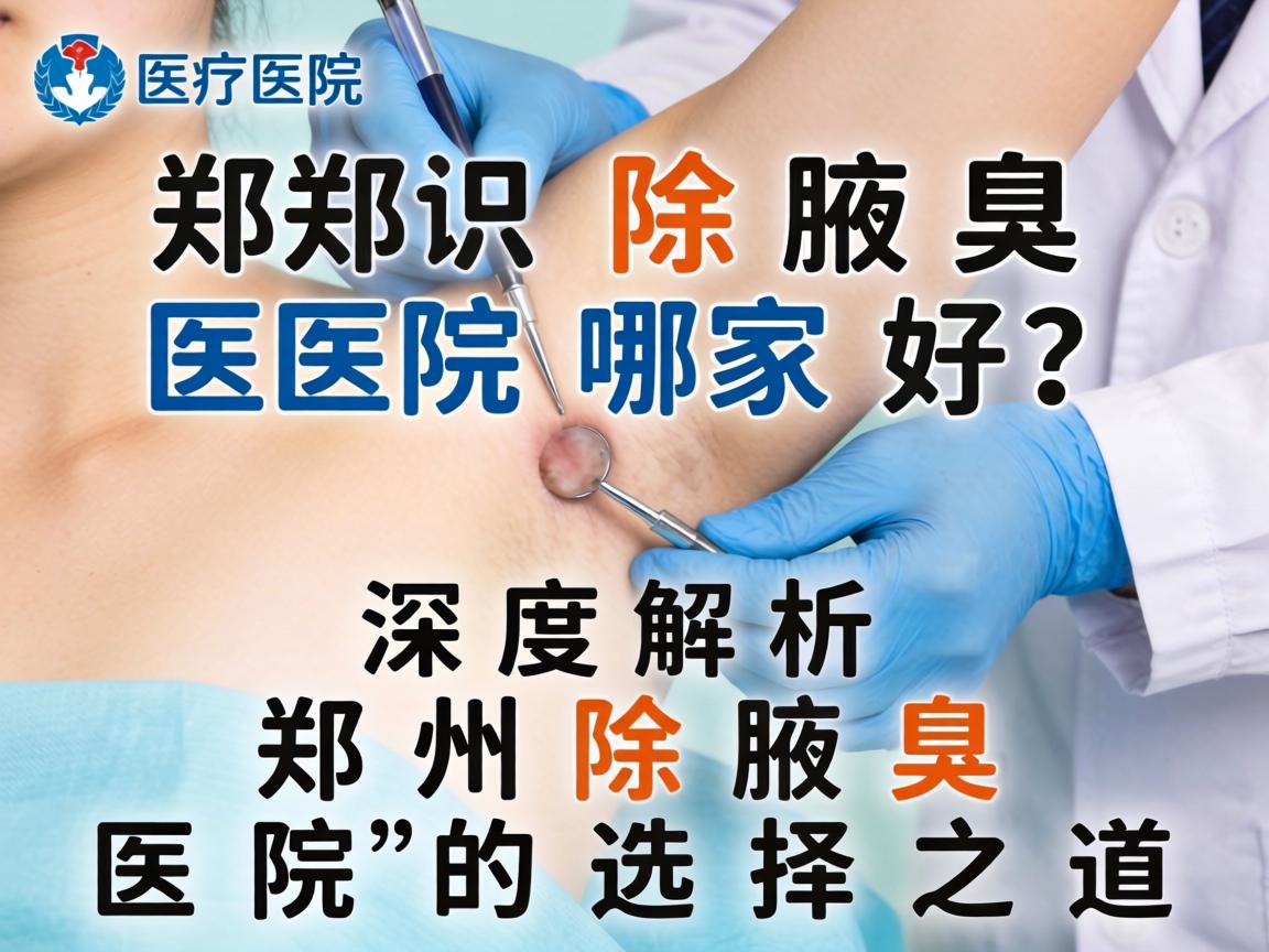 郑州除腋臭医院哪家好？深度解析郑州除腋臭医院的选择之道