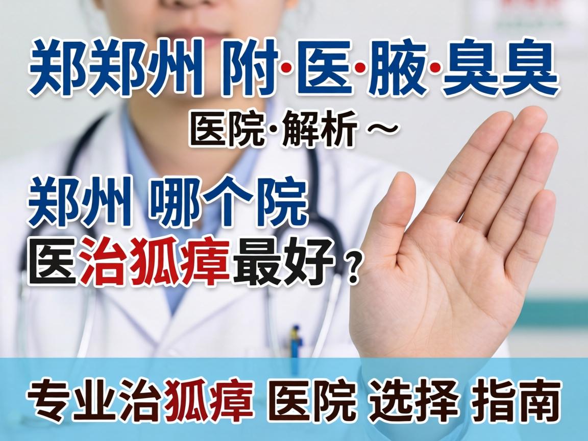郑州附医腋臭医院解析，郑州哪个医院冶狐臭最好？专业冶狐臭医院选择指南