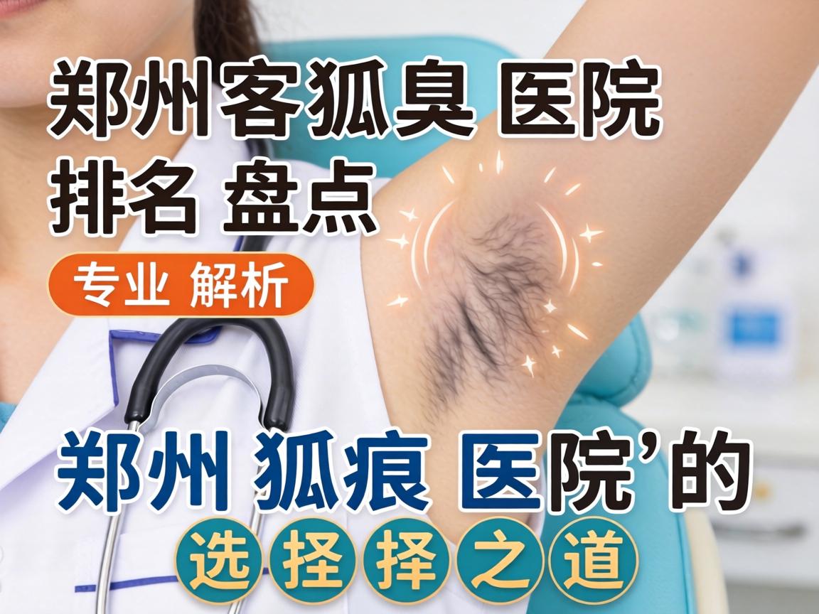 郑州狐臭医院排名盘点，专业解析郑州狐臭医院的选择之道