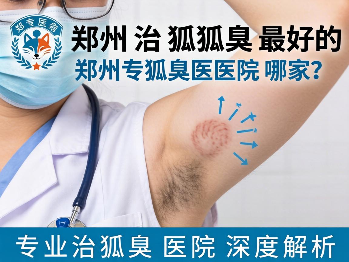 郑州治狐臭最好的医院哪家？郑州专业治狐臭医院深度解析