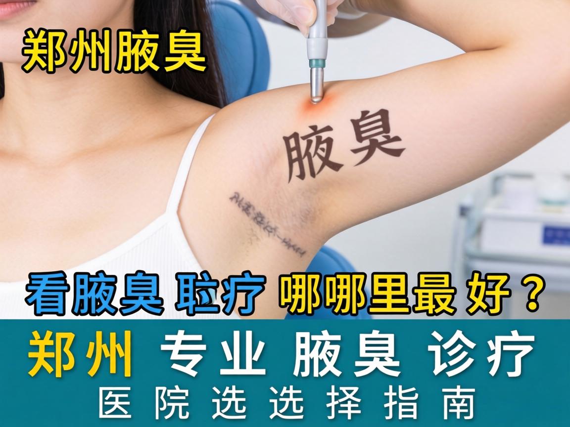 郑州看腋臭哪里最好？郑州专业腋臭诊疗医院选择指南