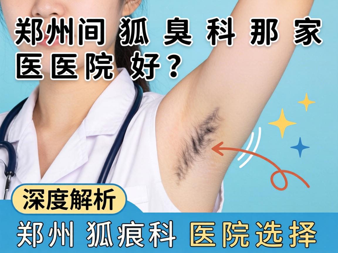 郑州狐臭科那家医院好？深度解析郑州狐臭科医院选择