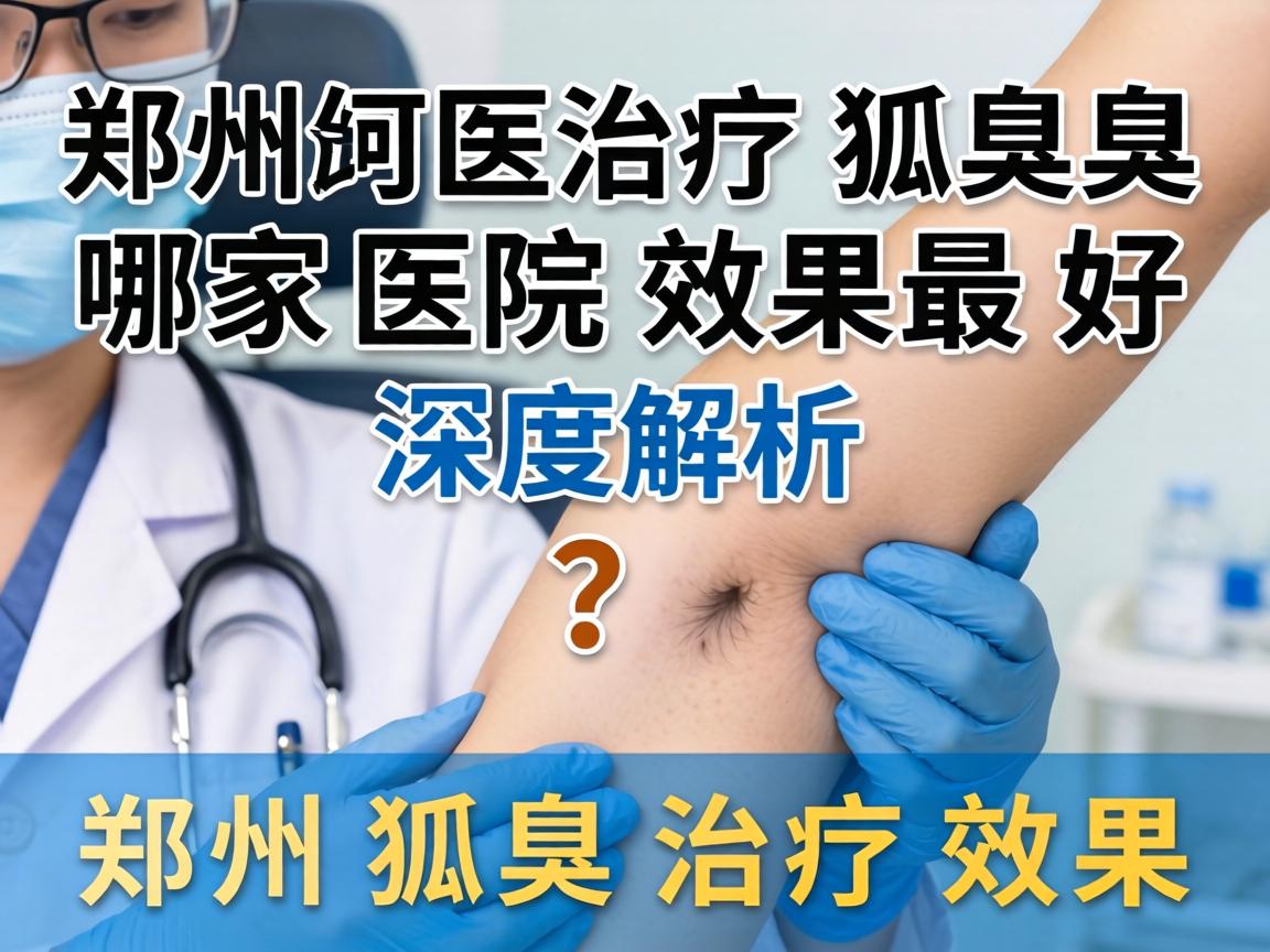 郑州治疗狐臭哪家医院效果最好？深度解析郑州狐臭治疗效果