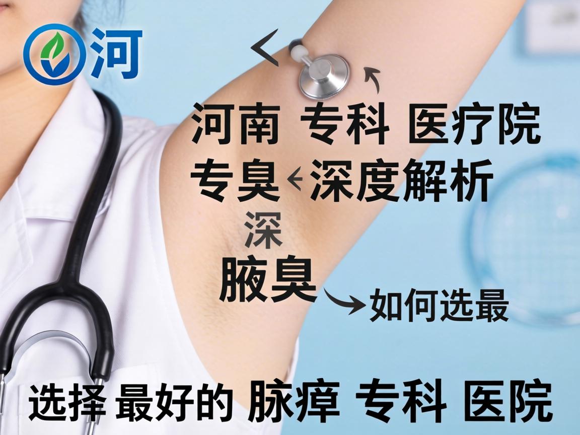 河南腋臭专科医院深度解析，如何选择最好的腋臭专科医院
