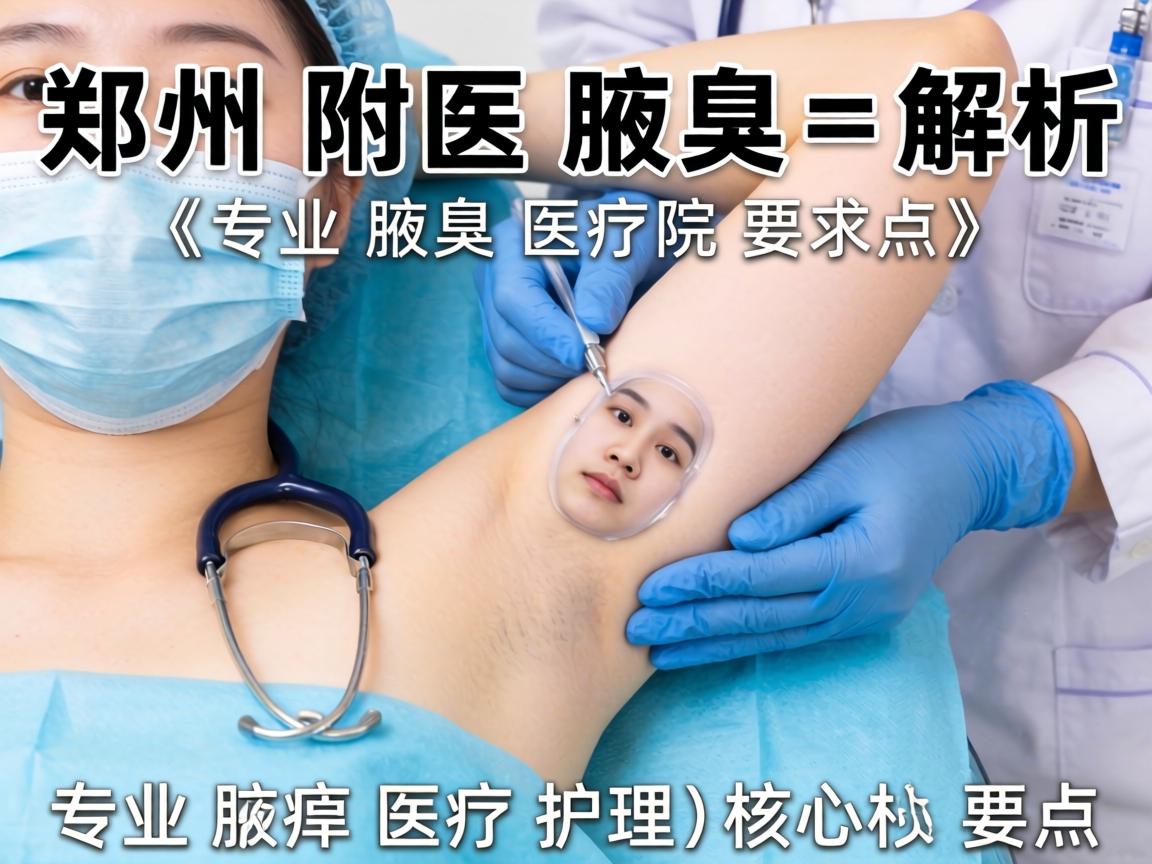 郑州附医腋臭医院解析,专业腋臭医疗护理的核心要点 郑州附医腋臭医院解析,专业腋臭医疗护理的核心要点