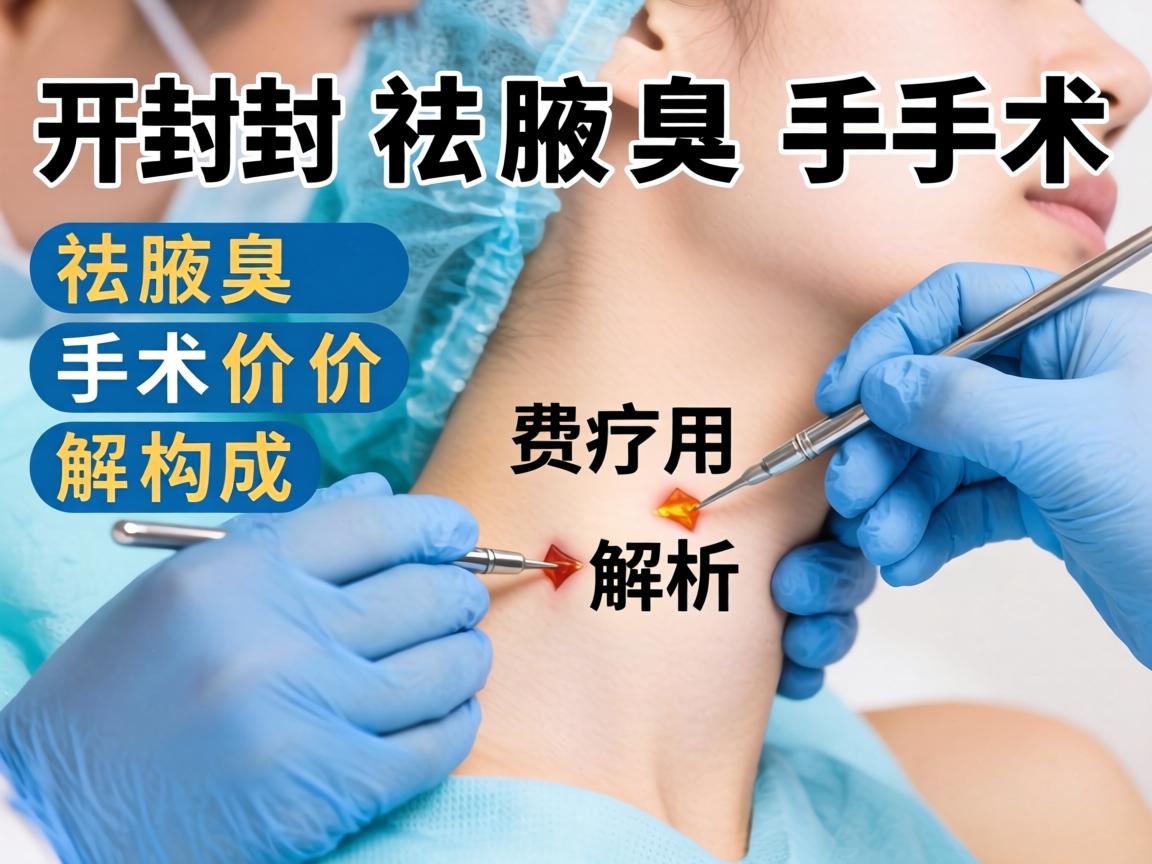 开封祛腋臭手术费用解析，详解祛腋臭手术价格构成