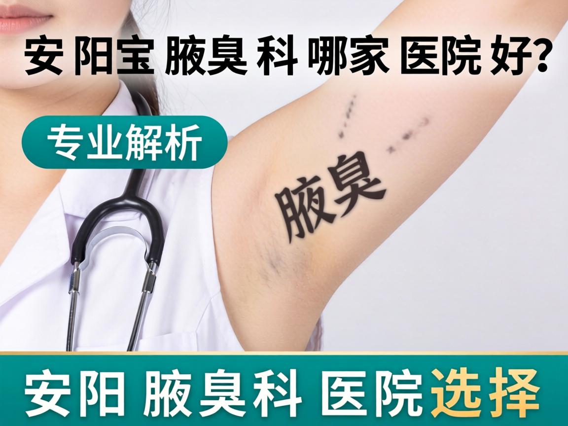 安阳腋臭科哪家医院好？专业解析安阳腋臭科医院选择