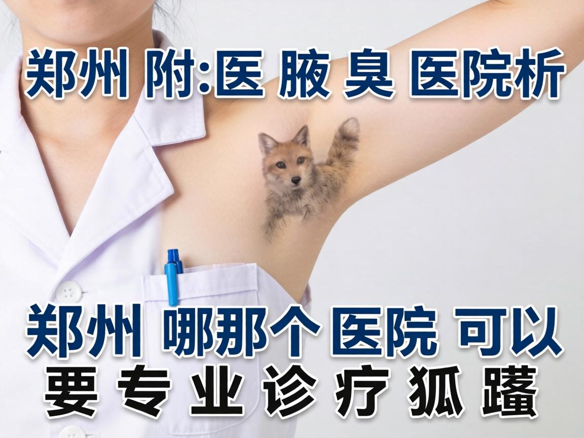 郑州附医腋臭医院解析，郑州哪个医院可以专业诊疗狐臭